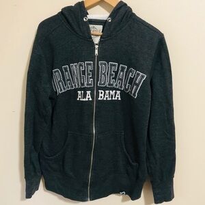 Orange Beach Full Zip Hoodie